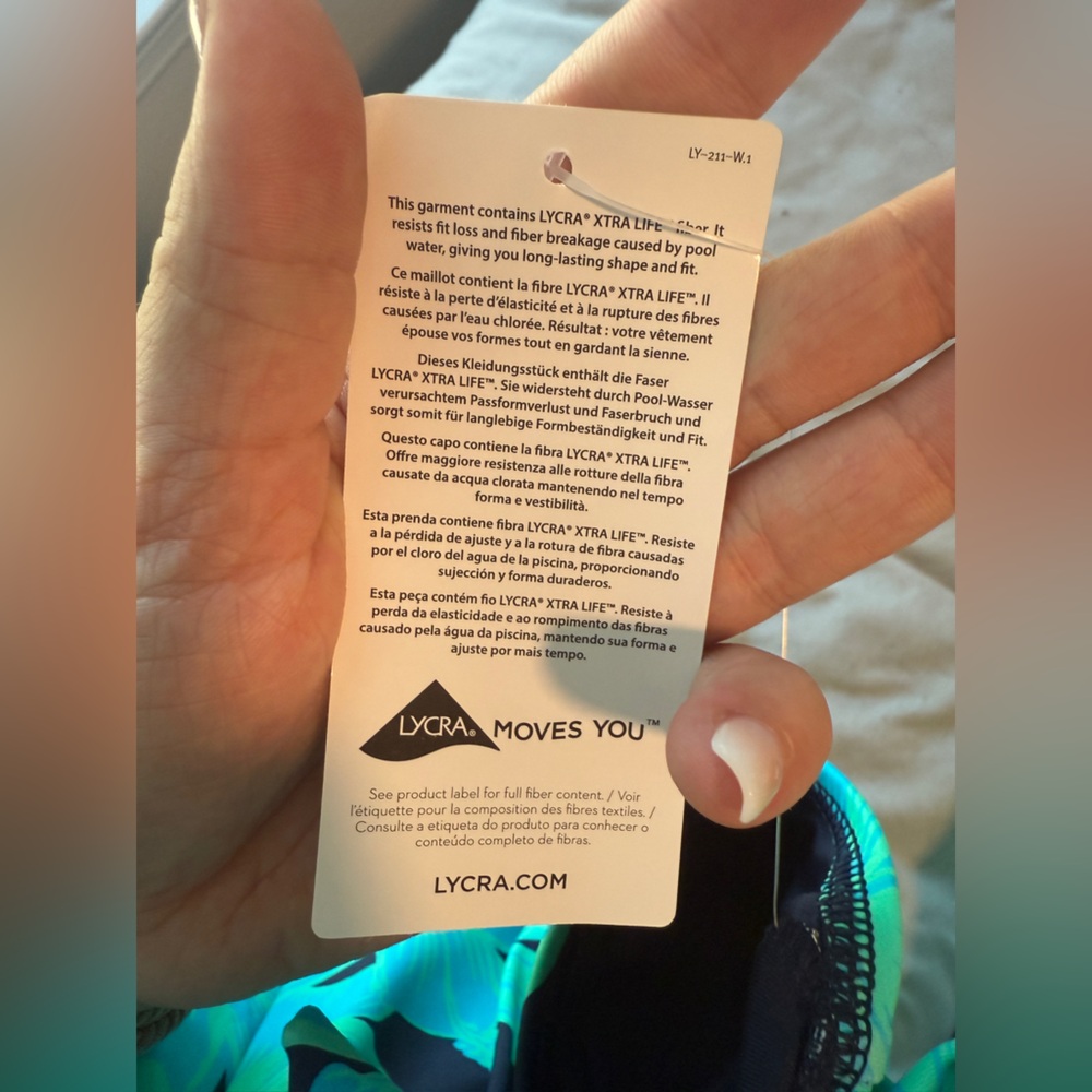 NWT Lands End Halter Swim Dress - Picture 5 of 6